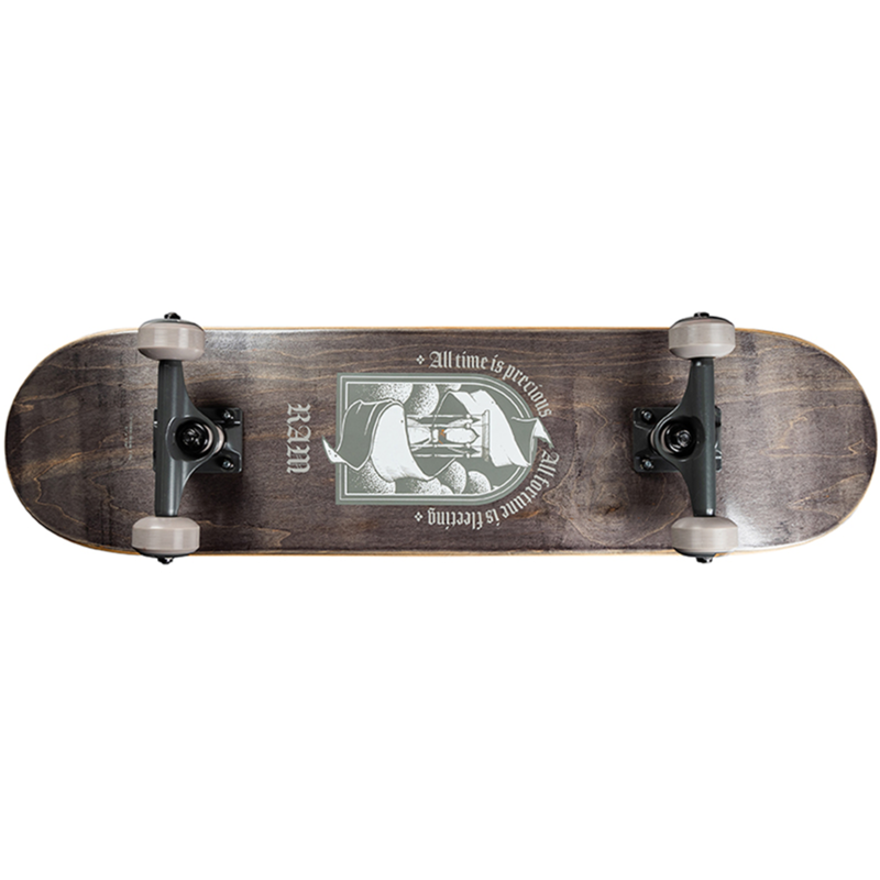 RAM Skateboard Ligat dark, schwarz/beige
