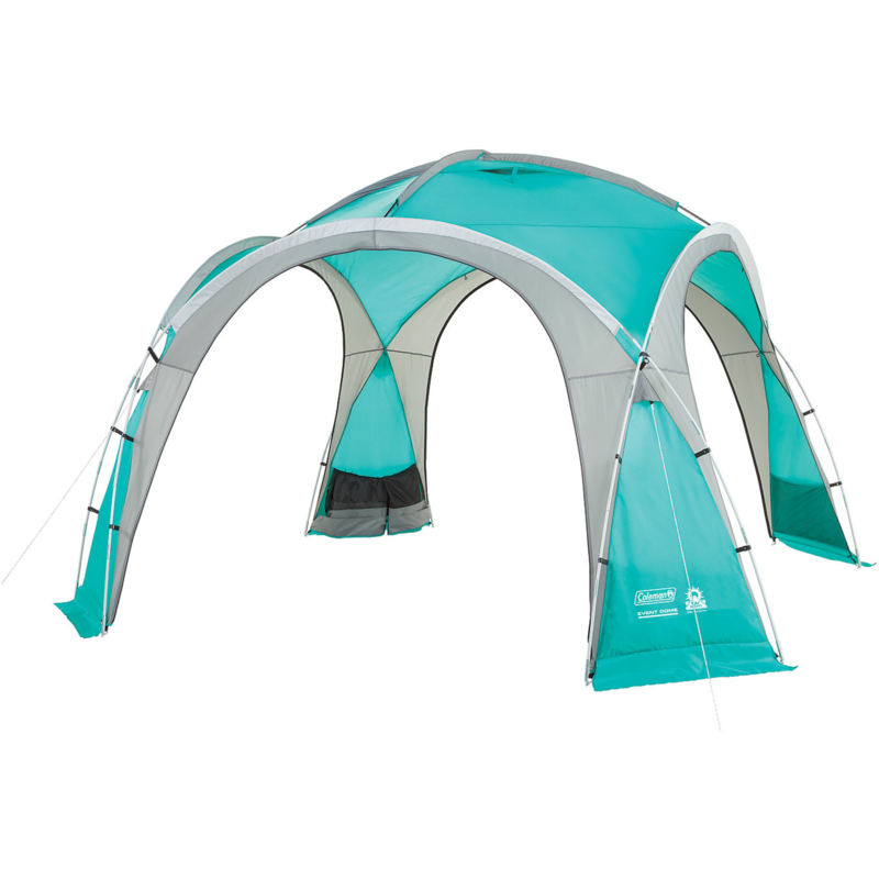 Coleman Event Dome Shelter L, 3,65 x 3,65m Pavillon, hellblau/grau