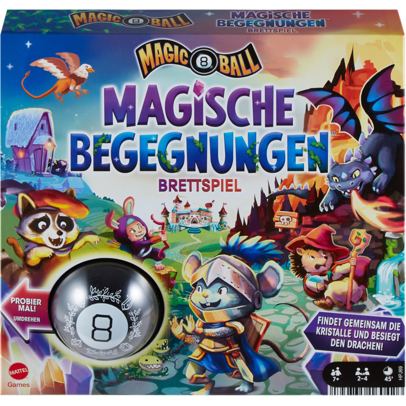 Mattel Games Magische Begegnungen mit Magic 8 Ball Brettspiel