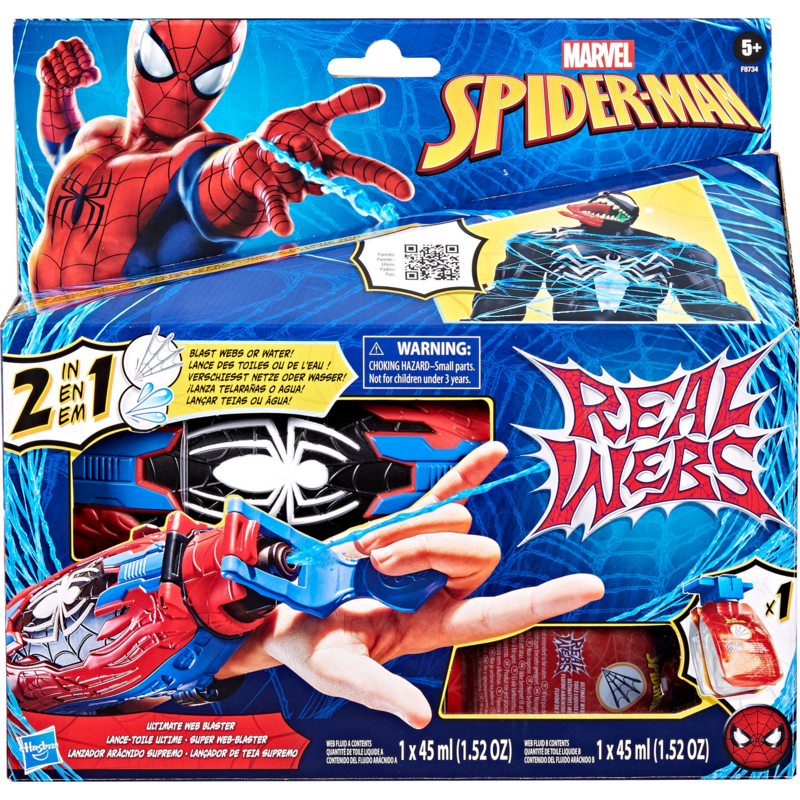 Hasbro Real Webs Super Web Blaster Spiel