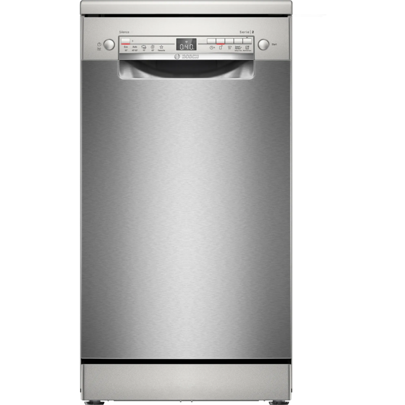 Bosch Home SPS2HKI42E Serie 2 Spülmaschine, edelstahl (gebürstet), 45 cm, Home