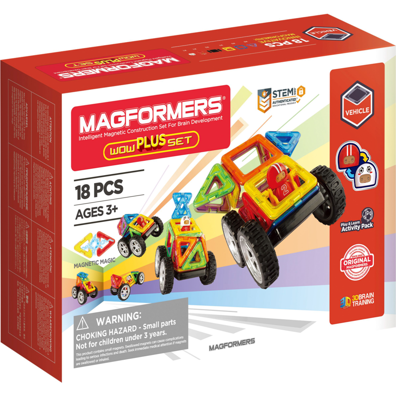 Magformers Wow Plus Set Konstruktionsspielzeug