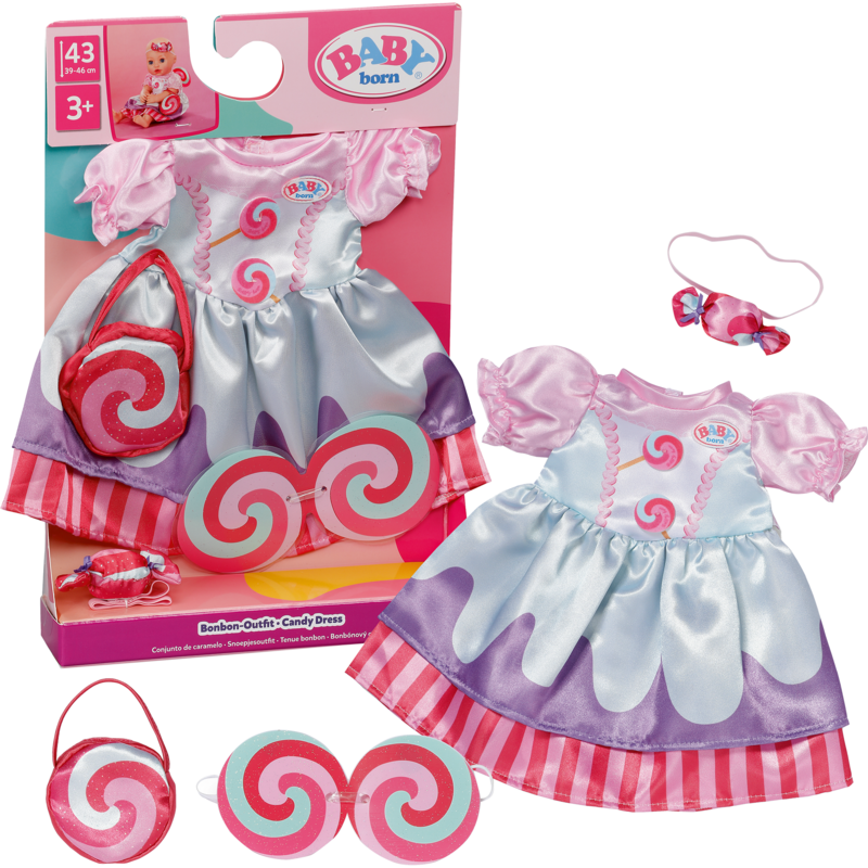 ZAPF Creation BABY born Bonbon-Outfit 43cm Puppenzubehör