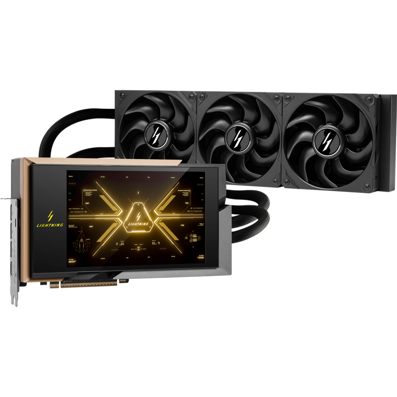 MSI GeForce RTX 5090 32G LIGHTNING Z Grafikkarte, DLSS 4, 3x DisplayPort, 1x, Gebraucht