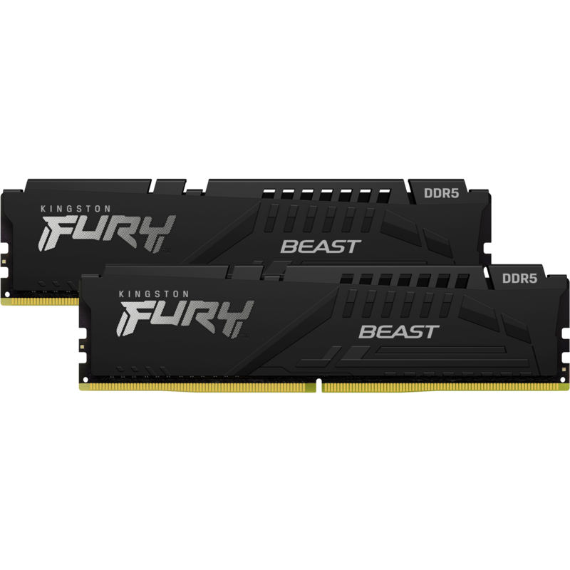 Kingston FURY DIMM 32 GB DDR5-5200 (2x 16 GB) Dual-Kit Arbeitsspeicher, schwarz