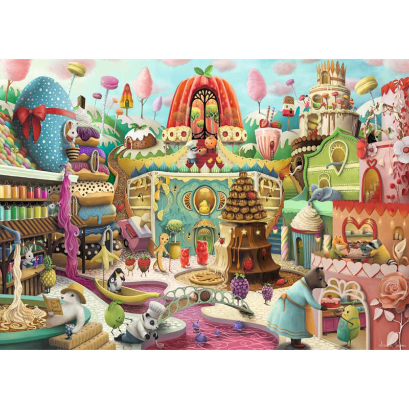 Ravensburger Puzzle Sweet Street, 1000 Teile