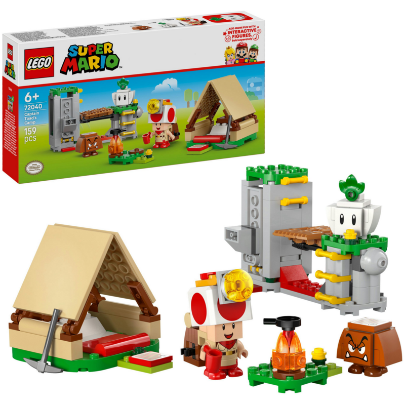 LEGO Super Mario Kapitän Toad-Camp Konstruktionsspielzeug