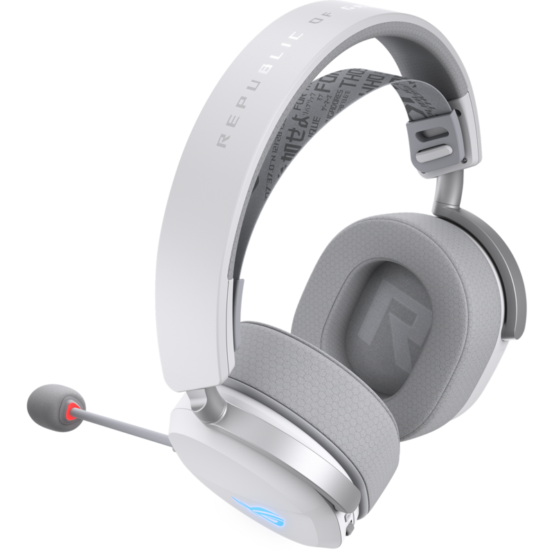 ASUS ROG Pelta Gaming-Headset, weiß, Bluetooth, USB-Dongle, USB-C