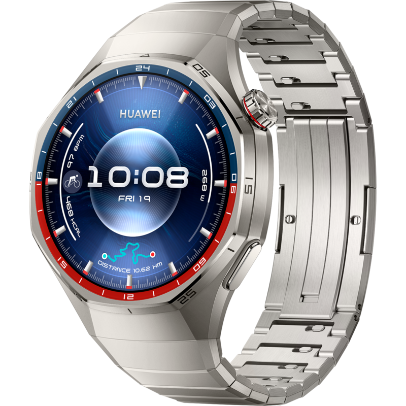 Huawei Watch GT 6 Pro (Atum-B29M) Smartwatch, grau, Titangehäuse, Titanarmband