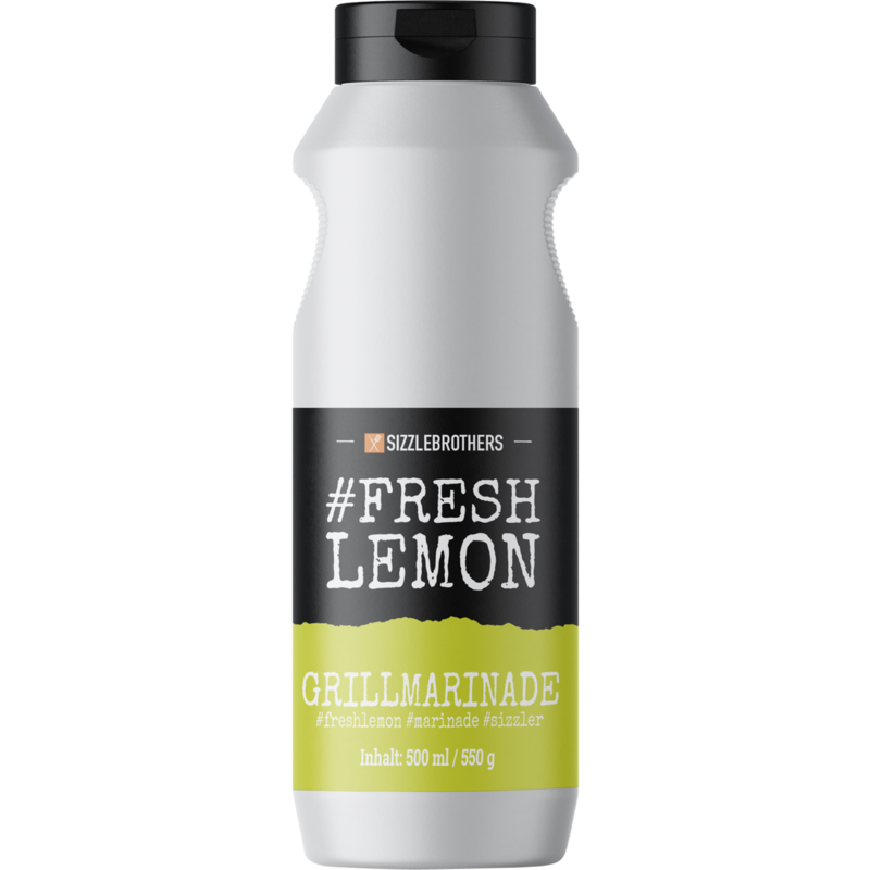 SizzleBrothers #FreshLemon Gewürz, 500 ml