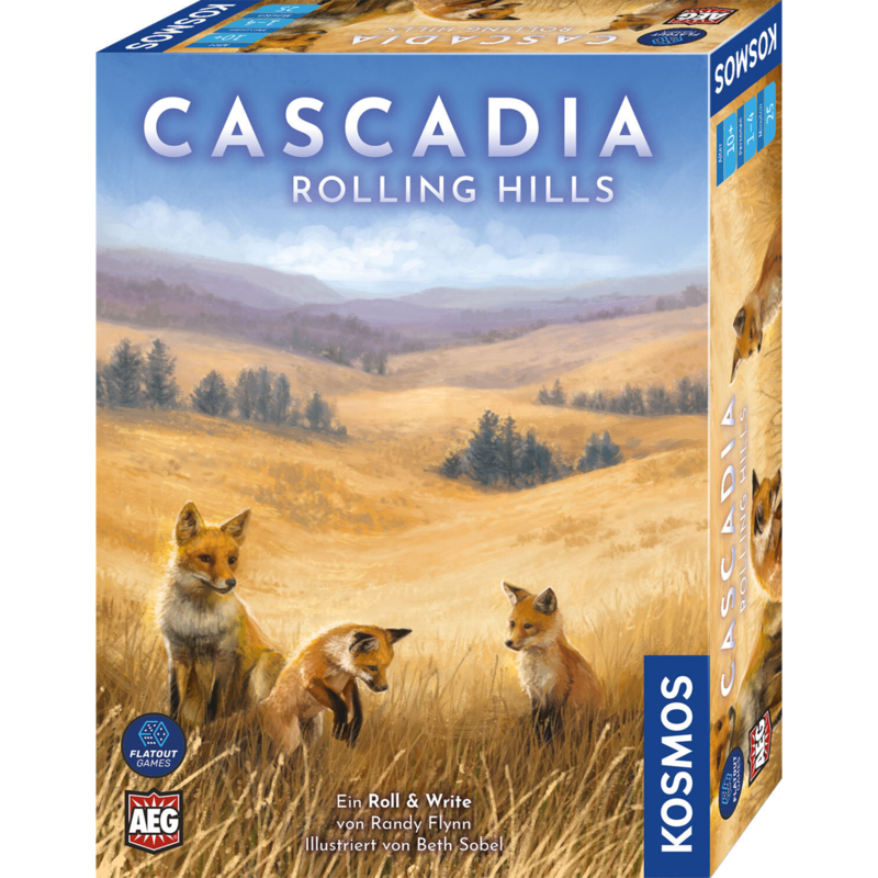 Kosmos Cascadia Rolling Hills Brettspiel