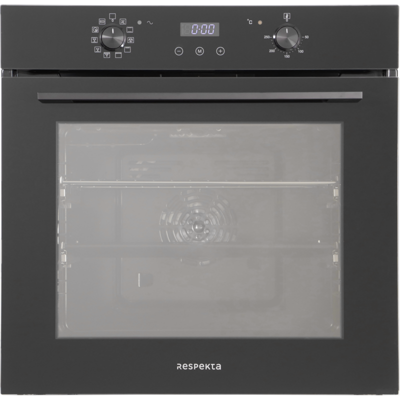 Respekta ASET7007700 Backofen-Set, schwarz