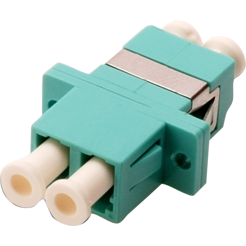 Digitus LWL Kupplung, Duplex, LC > LC Buchse, Multimode OM3, hellblau, inkl.