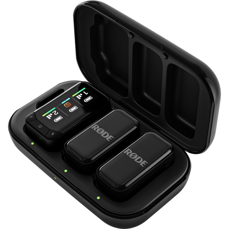 Rode Microphones Wireless Micro USB-C Camera Kit Mikrofon, schwarz, Plug&Play