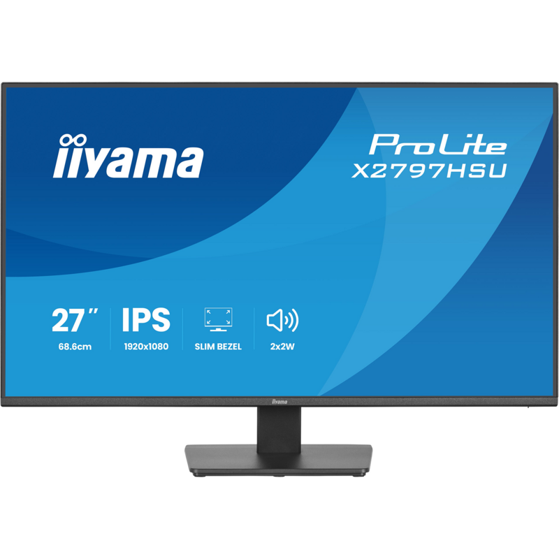 iiyama ProLite X2797HSU-B1 LED-Monitor, schwarz (matt), FullHD, IPS, HDMI, DP