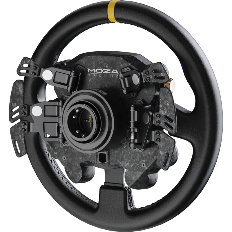 MOZA CS Pro Steering Wheel Austausch-Lenkrad, schwarz