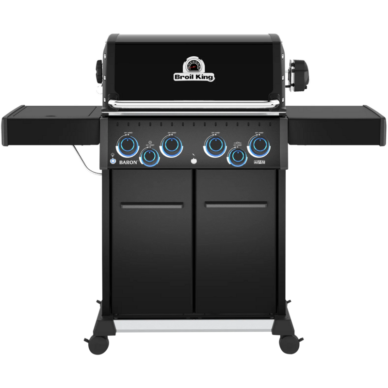 Broil King Gasgrill Baron 490 X Shadow Grill, schwarz, mit Seiten- und