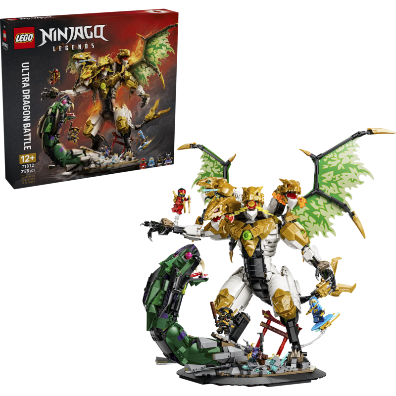 LEGO Ninjago Duell mit dem Ultradrachen Konstruktionsspielzeug