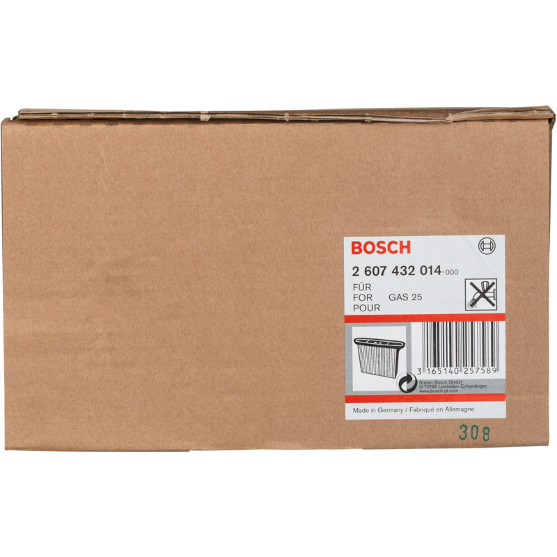 Bosch Professional Zellulose-Faltenfilter, für GAS 25 L SFC Filter