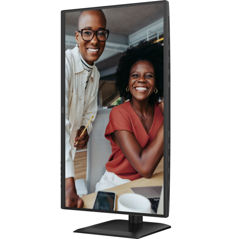 AOC Q27E4U LED-Monitor, schwarz, QHD, IPS, Adaptive-Sync, USB-Hub