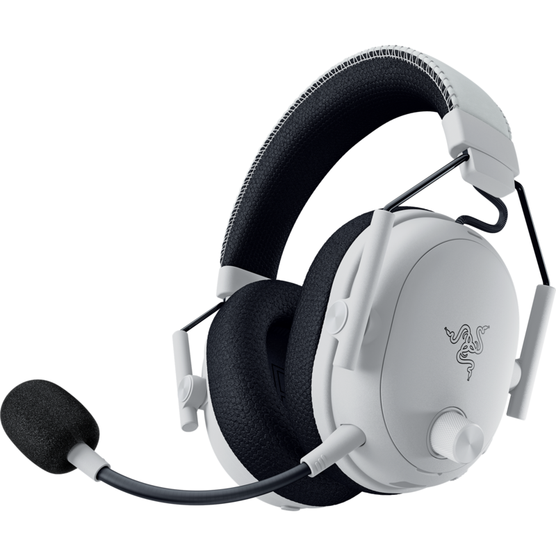 Razer BlackShark V3 Pro Gaming-Headset, weiß/schwarz, ANC, 2,4 GHz-Dongle