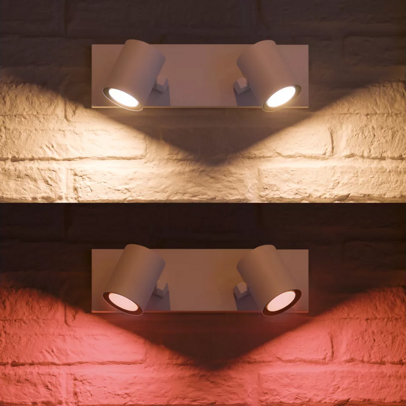 Philips HUE White & Color Ambiance Argenta 2er-Spot LED-Leuchte, weiß