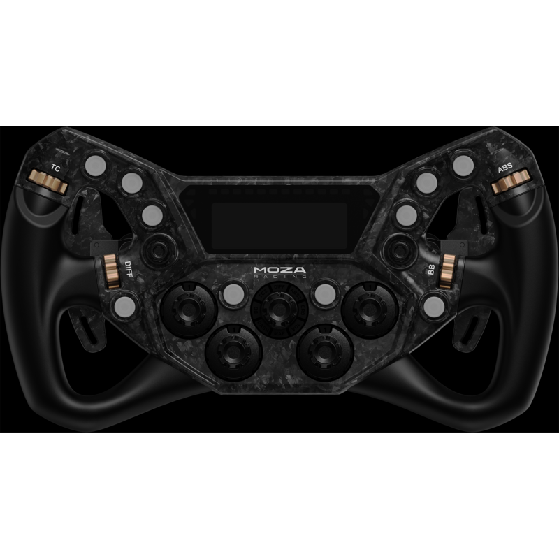 MOZA KS Pro Steering Wheel Austausch-Lenkrad, schwarz