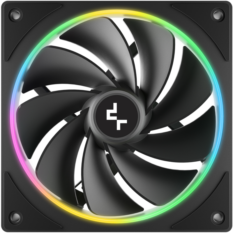 DeepCool FL12R SE 3IN1 Gehäuselüfter, schwarz, Reverse 3er Pack