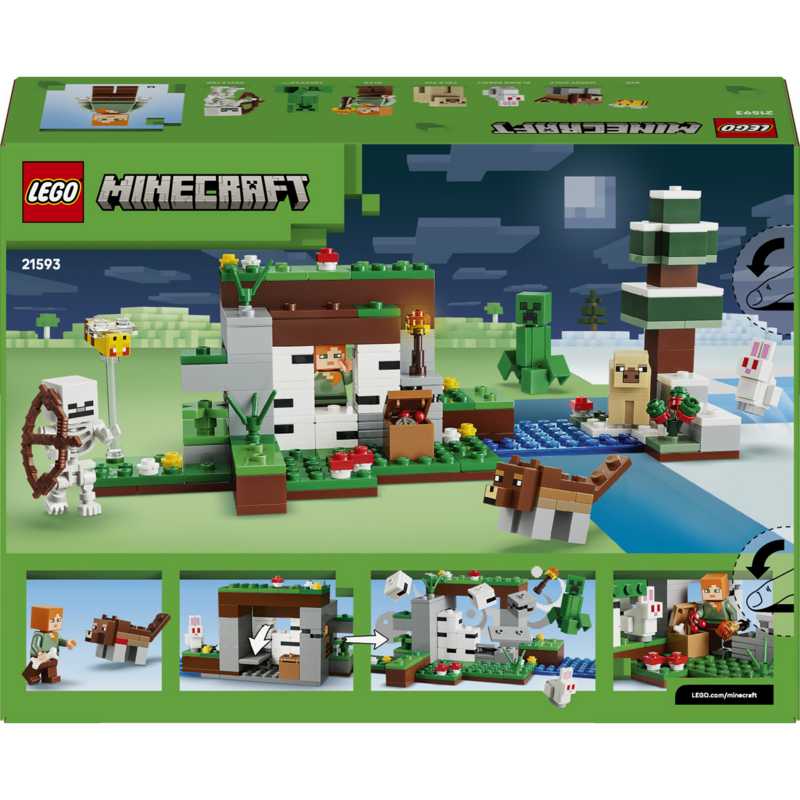 LEGO Minecraft Erstes Abenteuer in der Nacht Konstruktionsspielzeug