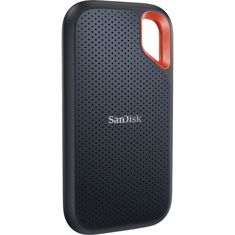 SanDisk Extreme Portable SSD V2 500 GB, schwarz/orange, USB-C 3.2 Gen 2 (10