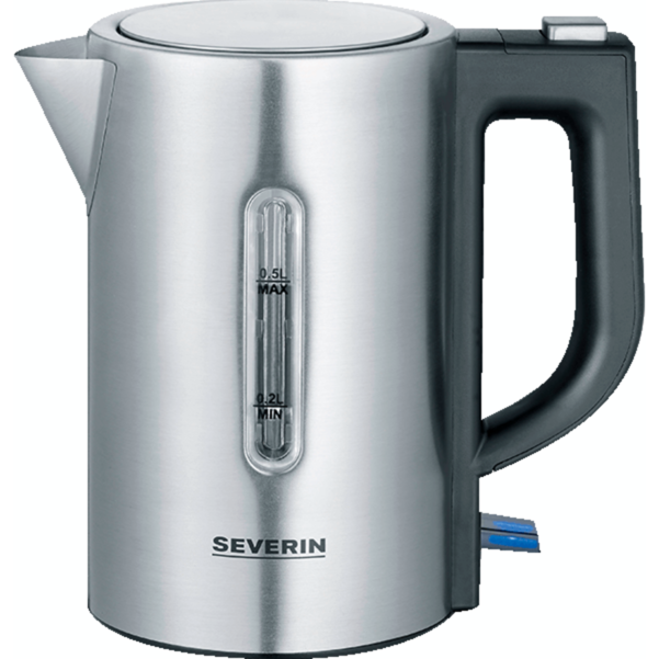 Severin Mini Reise-Wasserkocher WK 3647, edelstahl, 0,5 Liter