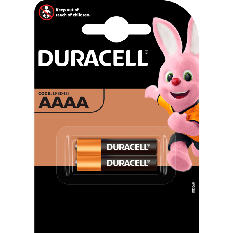Duracell AAAA Ultra M3 MN 2500 1,5V Batterie, 2 Stück, AAAA (LR8D425)
