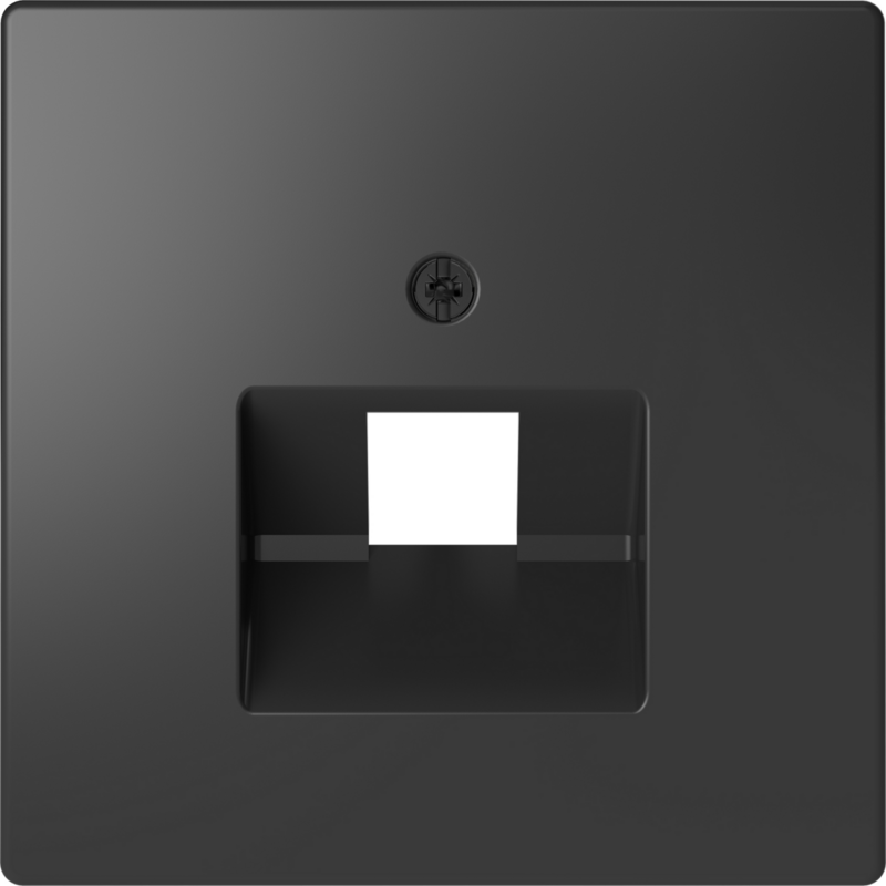 Merten Zentralplatte einfach für Universal-Anschluss-Einsätze, lackiertes