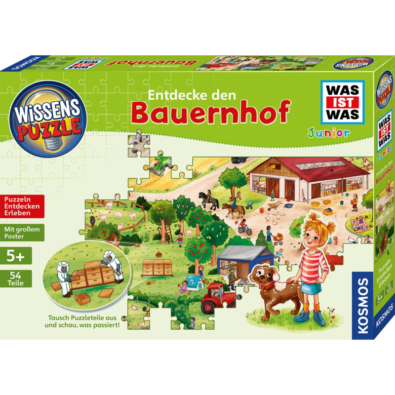 Kosmos WAS IST WAS Junior - Entdecke den Bauernhof Puzzle