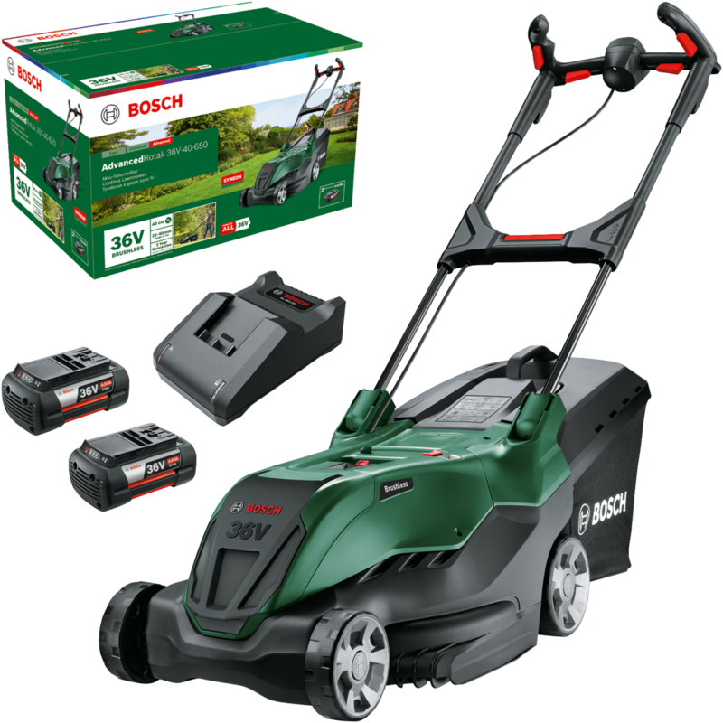 Bosch Heimwerken & Garten Akku-Rasenmäher AdvancedRotak 36V-40-650, 36Volt