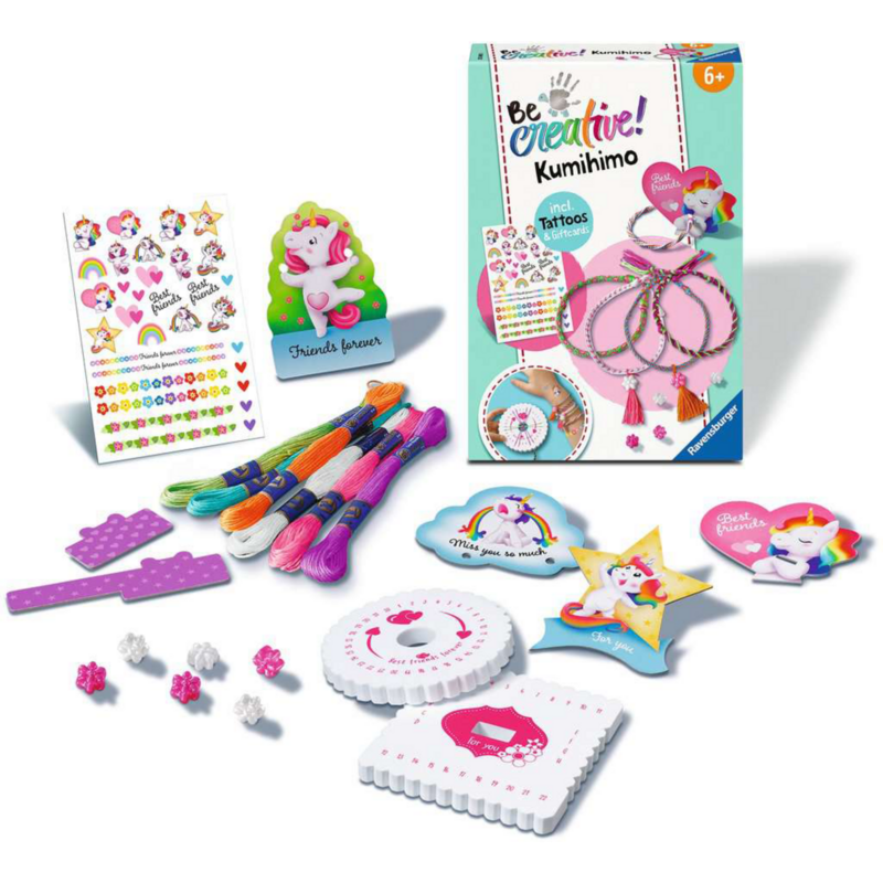 Ravensburger BeCreative - Kumihimo & Tattoos Basteln