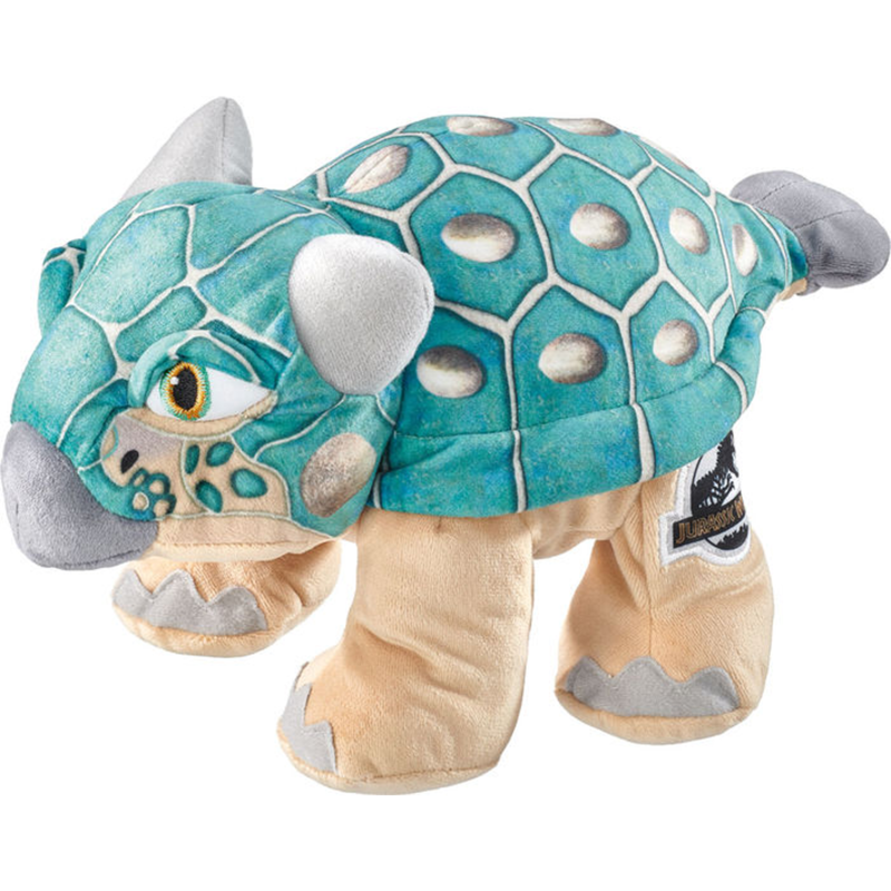 Schmidt Spiele Jurassic World, Bumpy Kuscheltier, türkis/beige, 27 cm