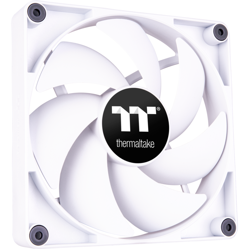 Thermaltake CT120 PC Cooling Fan White Gehäuselüfter, weiß, 2er Pack