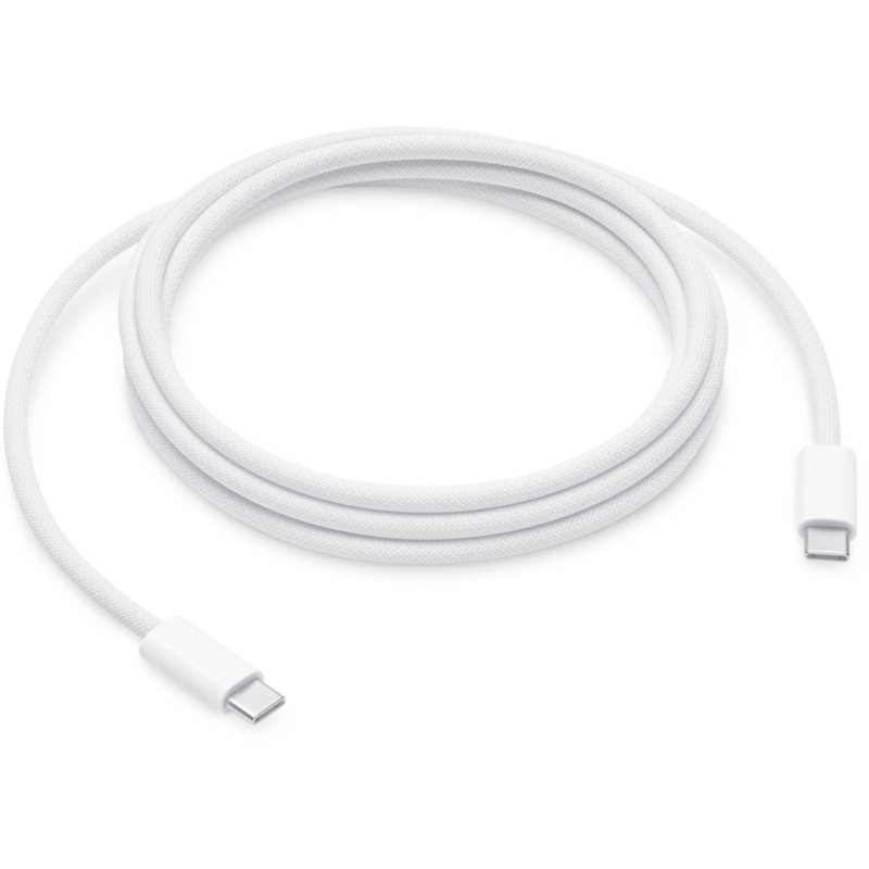 Apple USB 2.0 Ladekabel, USB-C Stecker > USB-C Stecker Kabel, weiß, 2 Meter