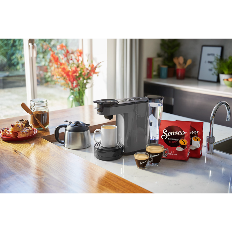 Philips Senseo Switch 3-in-1 HD6593/20 Padmaschine, grau