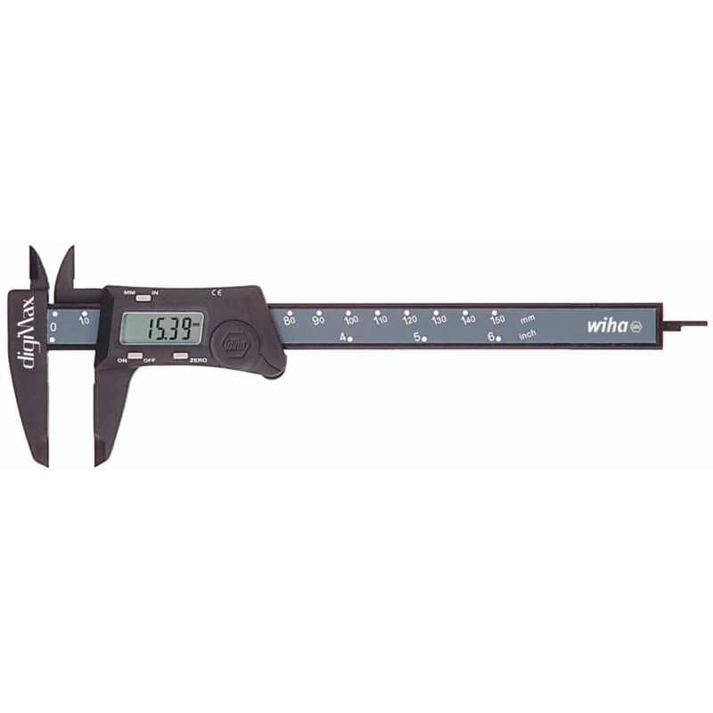 Wiha Messschieber digiMax digital Messgerät, grau