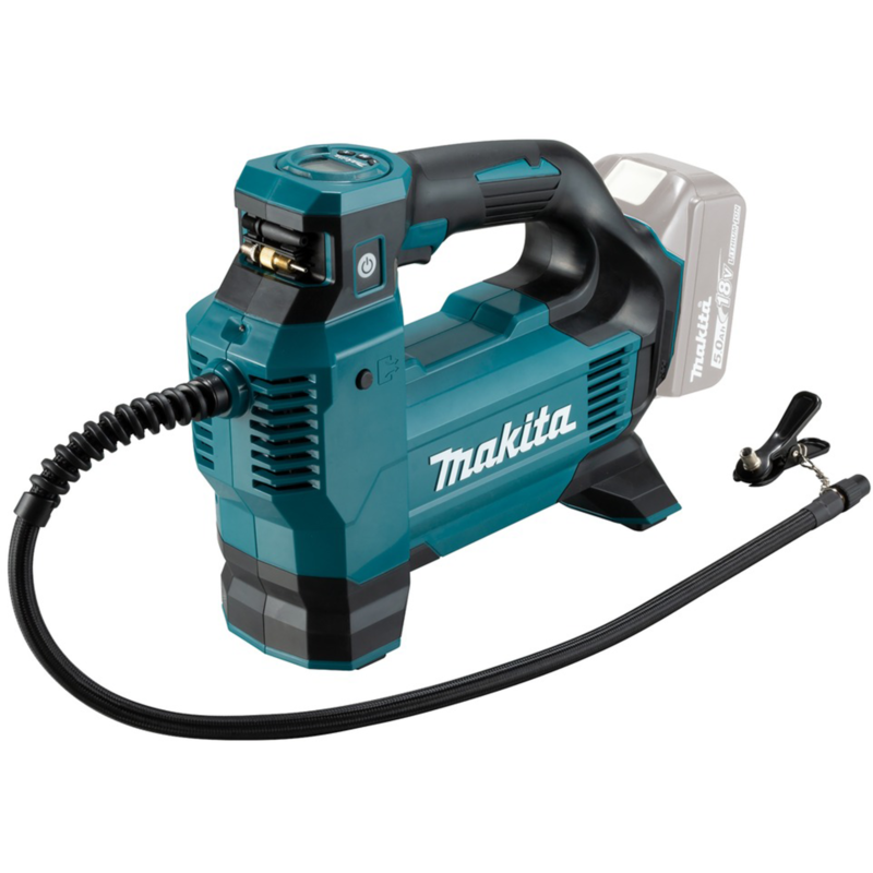 Makita Akku-Kompressor DMP181Z, 18Volt Luftpumpe, blau/schwarz, ohne Akku und