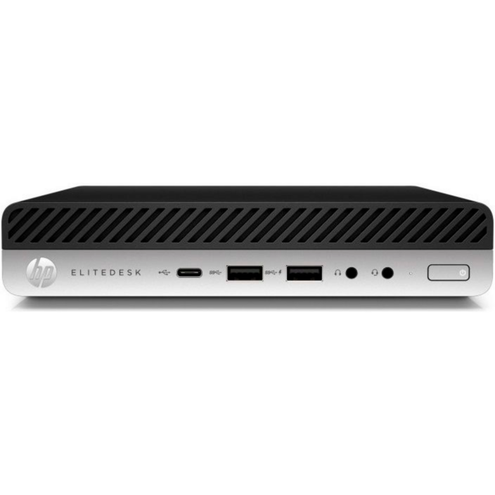HP Elitedesk 800 G5 MP Generalüberholt Mini-PC, schwarz/silber, Windows 11 Pro, Generalüberholt