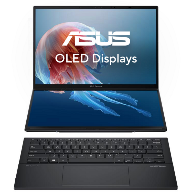 ASUS Zenbook Duo (UX8406CA-QL263W) Notebook, 14", Touch, Full HD, Intel Core Ultra 9 285H, Microsoft Windows, SSD