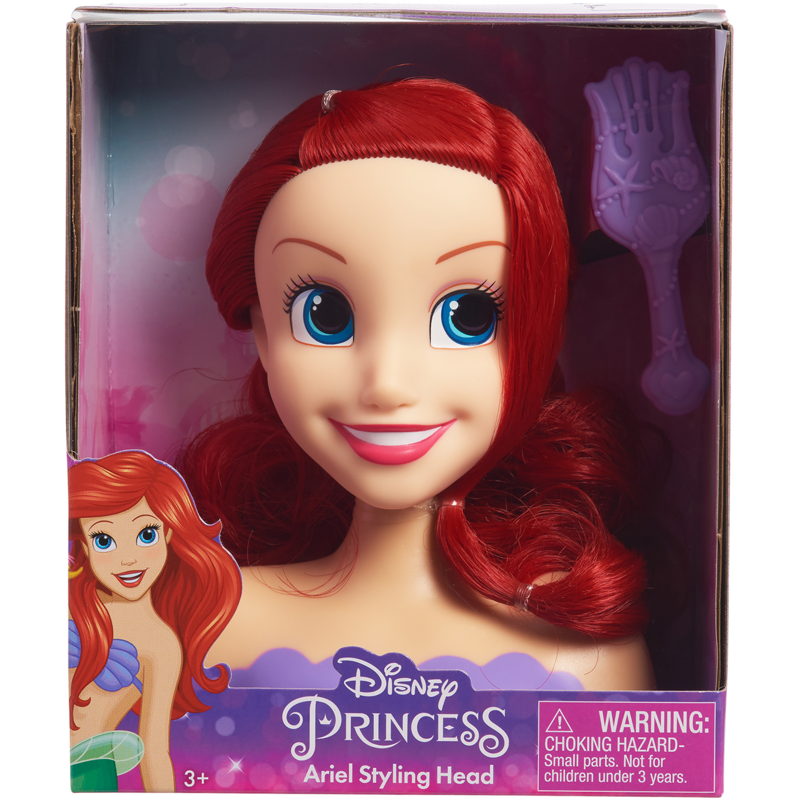 Just Play Disney Princess - Ariel Styling Head Schmink- und Frisierkopf