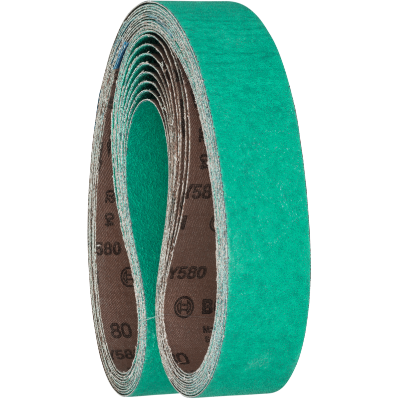 Bosch Professional PRO Y580 Schleifband, 40x760mm, K80, 10 Stück, für