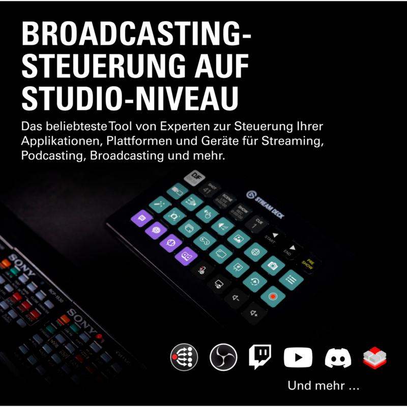 Elgato Stream Deck XL Keypad, schwarz