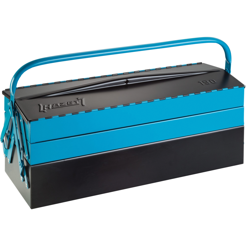 Hazet Metall-Werkzeugkasten 190/79, mit Inlays Werkzeug-Set, blau/schwarz, mit