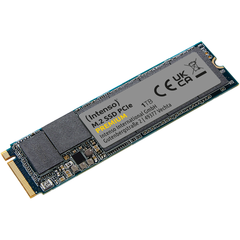 Intenso Premium 1 TB SSD, PCIe 3.0 x4, NVMe 1.3, M.2 2280