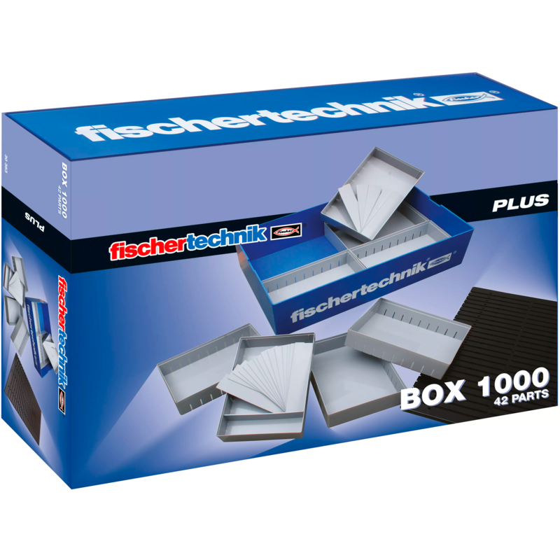 fischertechnik FIT Box 1000 Aufbewahrungsbox, 42-teilig